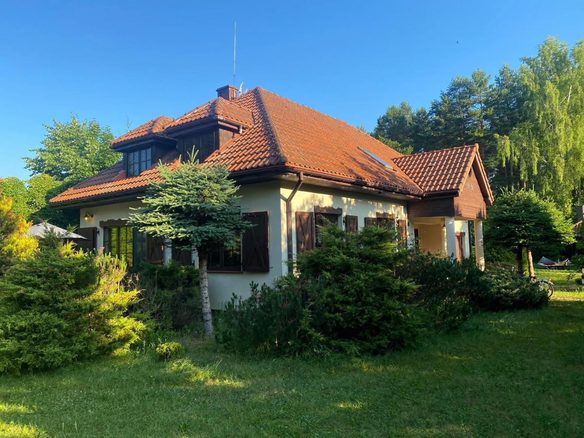 Szeroki Bor Oaza W Puszczy Z Sauna, Bania I Jacuzzi Extérieur photo