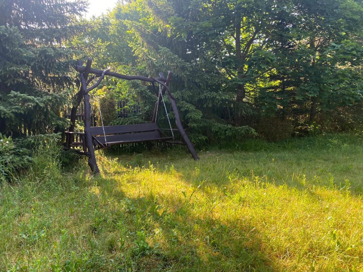 Szeroki Bor Oaza W Puszczy Z Sauna, Bania I Jacuzzi Extérieur photo