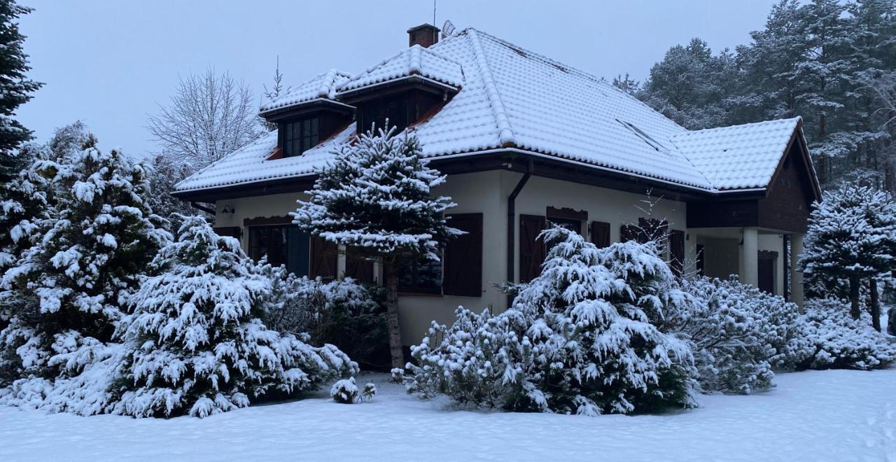 Szeroki Bor Oaza W Puszczy Z Sauna, Bania I Jacuzzi Extérieur photo